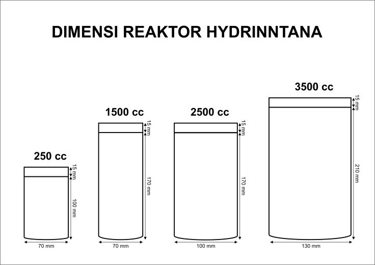 Dimensi Reaktor Hydrinntana